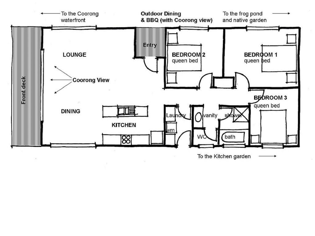 Coorong Waterfront Retreat Villa Meningie Exteriör bild